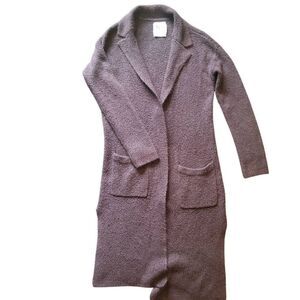 Abercrombie& Fitch Sweater Jacket Women's XXS Brown Open Cardigan Collared Cozy